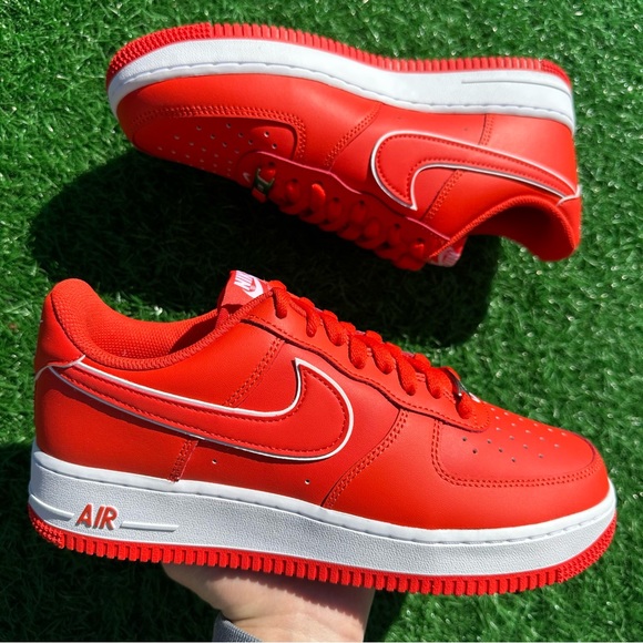 Nike Air Force 1 ‘07 Picante Red / White - Picture 2 of 13